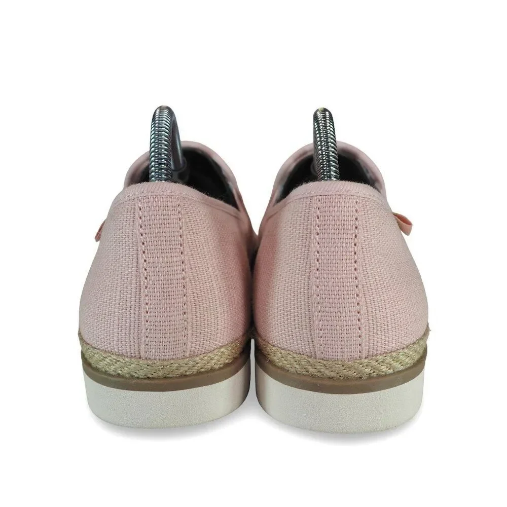 BOBS by Skechers Flexpadrille Lo Slip-on Shoes Women's‎ 7.5 Pink 114020